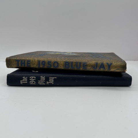 Creighton University Yearbooks Lot The Bluejay 1949 1950 Vintage Omaha Nebraska