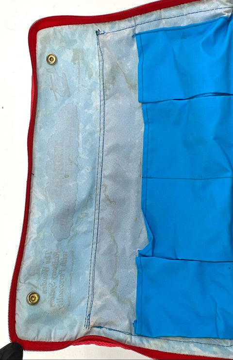 Vintage 1997 Thomas The Tank Engine Wooden Railway Carrying Case Track Lot