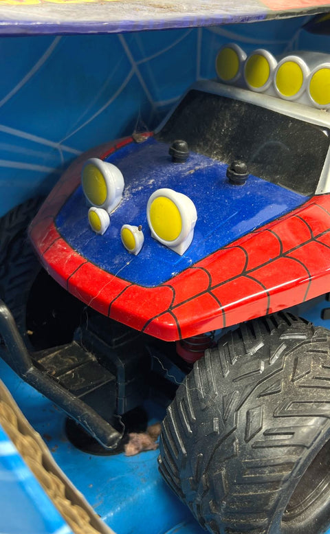 2018 Jada Toys Marvel Spider-Man RC Car Turbo Boost 2.4GHz Open Box