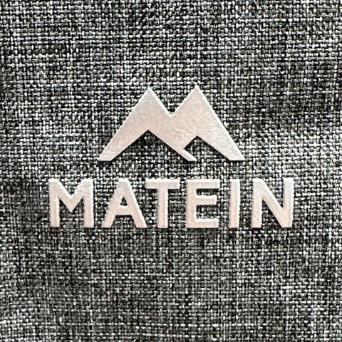 Matein 18" Large Grey Travel Laptop Backpack USB Charging Port NWT