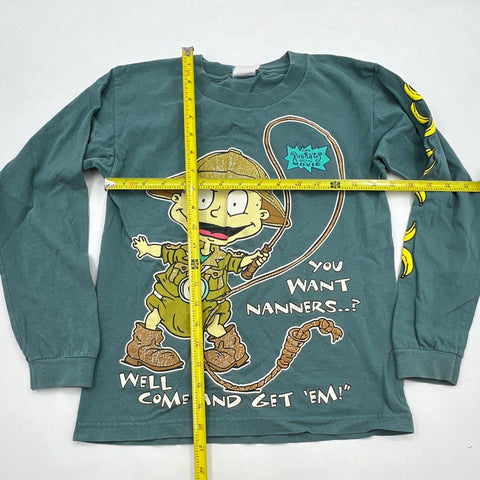 Vintage 1997 Rugrats Movie Tommy Pickles Long Sleeve T-Shirt Nickelodeon Sz M
