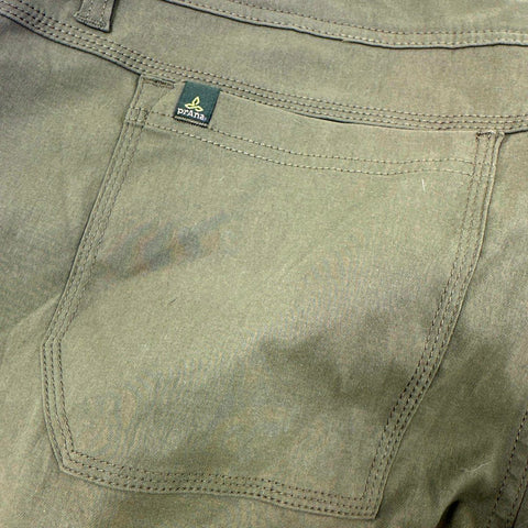 Prana Men's Stretch Zion Pants Green Hybrid Adventure DWR NWT Sz 40x32