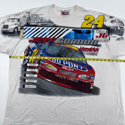 Vintage Y2K Chase Authentics Jeff Gordon Men's NASCAR DuPont #24 Shirt 2XL