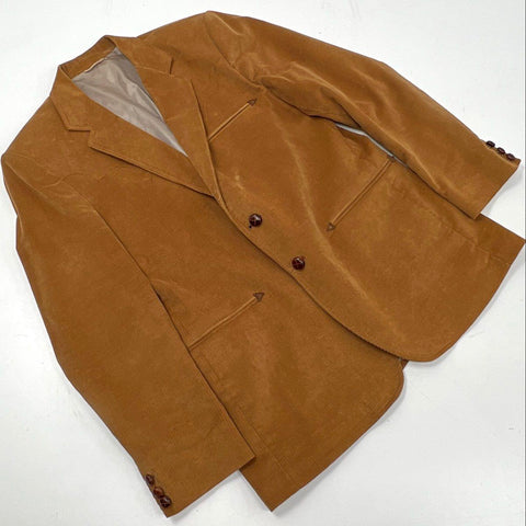 Vintage Circle S Western Corduroy Yoked Blazer Sport Coat Sz 44R USA
