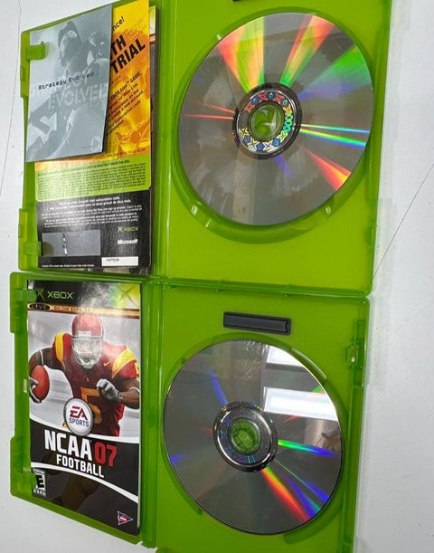 Halo 2 Namco Museum NCAA Football 07 Original Xbox 5 Game Lot Microsoft