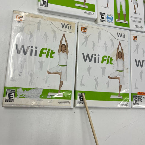 Nintendo Wii Fit & Wii Fit Plus Video Game Lot of 7 Games