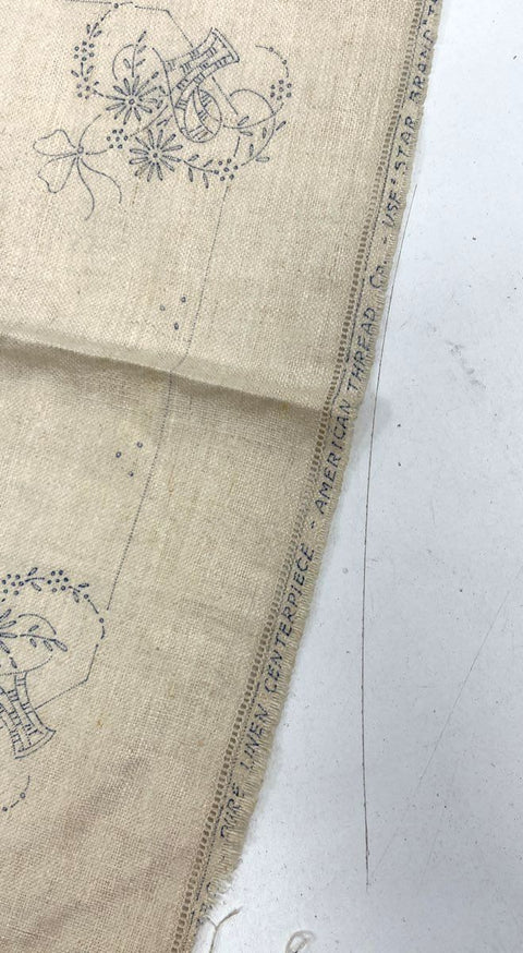 Vintage Embroidery Pattern Lot American Thread Jerglo Pot Holder Centerpiece