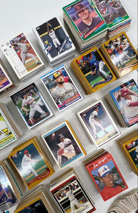 Baseball Card Lot 1980s-Modern Topps Donruss Mixed Collection See Photos