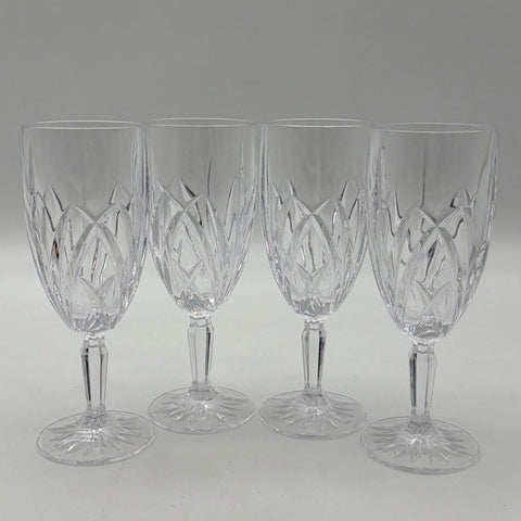 Marquis by Waterford Brookside Crystal Water Goblets 4 Piece Set Clear 8.5 In