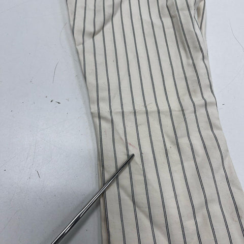 Rag & Bone Women's Pinstripe Slim Ankle Pants White Black Sz 0
