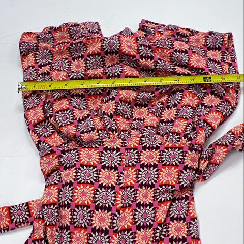 Free People Women's Pink Orange Geometric Wide Leg Halter Jumpsuit Sz XS NWT