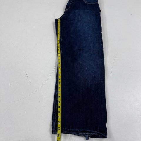 Vintage Y2K Rocawear Men's Dark Wash Baggy Denim Jeans Sz 32x34