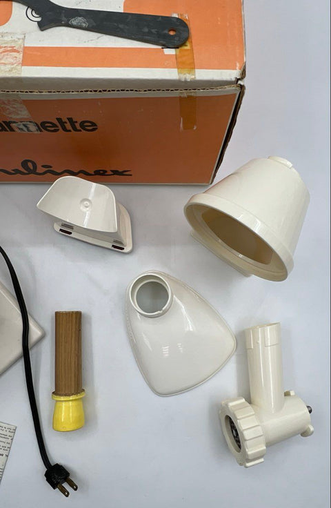 Vintage Moulinex Jeannette Food Processor Multi Grinder Shredder Set With Box
