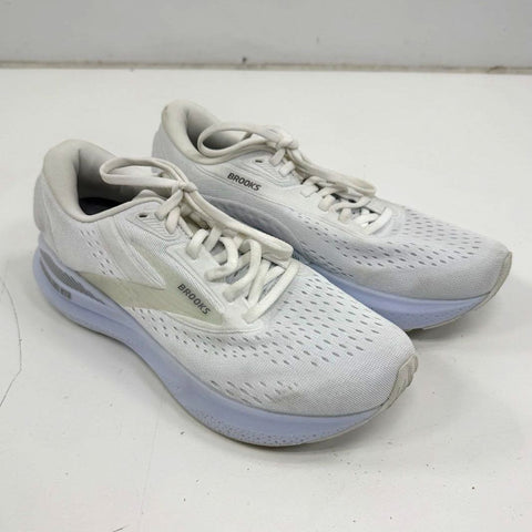 Brooks Adrenaline GTS White Running Shoes Go-To Support Women's Size 9.5