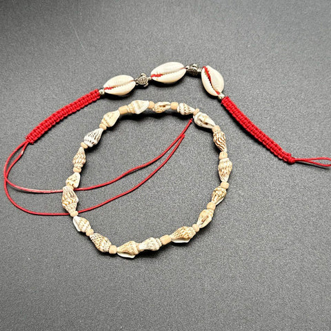 Natural Shell Jewelry Lot 14pc Puka Cowrie Necklaces Earrings Bracelets Boho