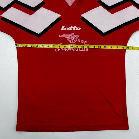 Vintage 90s Arsenal FC Lotto Soccer Jersey Made in USA Number 13 Sz S
