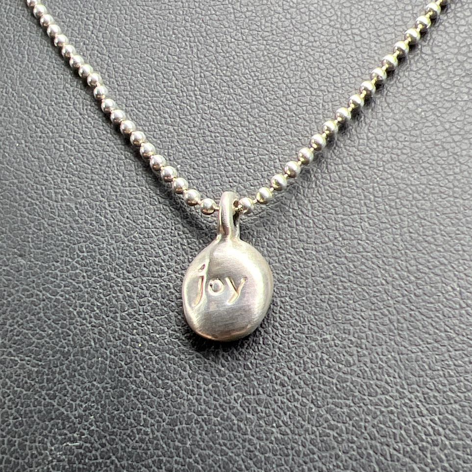 925 Sterling Silver Joy Charm Necklace