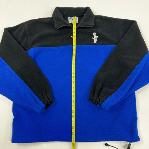 Vintage 1999 Pillsbury Doughboy 1/4 Zip Fleece Pullover Jacket Sz M