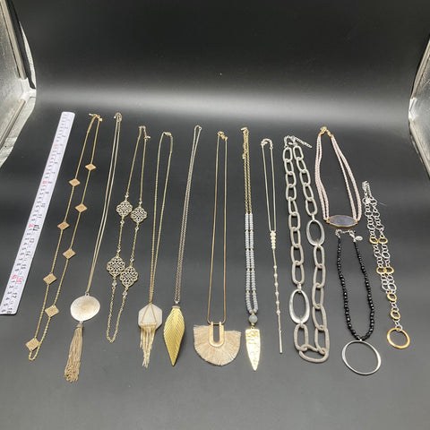 White House Black Market Silpada Chico's Banana Republic Necklace Lot of 11