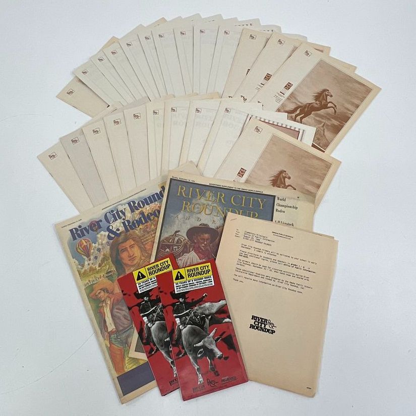 Vintage River City Rodeo Roundup Lot 1988-2006 Programs Primer Newspaper