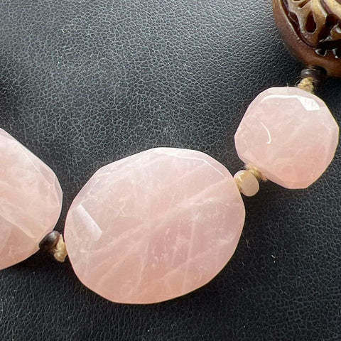 Silpada Pink Stone Pearl Beaded Necklace 75.19g