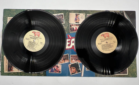 Grease Original Movie Soundtrack Double LP RSO RS-2-4002 1978 Gatefold