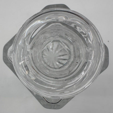 Gorham Crystal Decanter with Stopper Square Spirits Whiskey Bottle 10 Inch