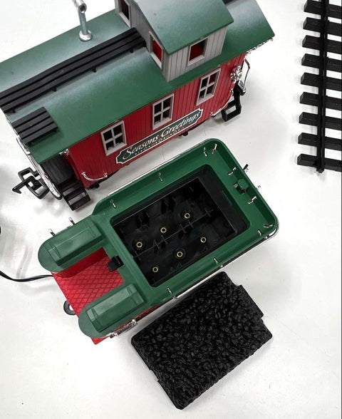 New Bright Greatland Holiday Express Train Set 1986 Vintage Christmas With Box
