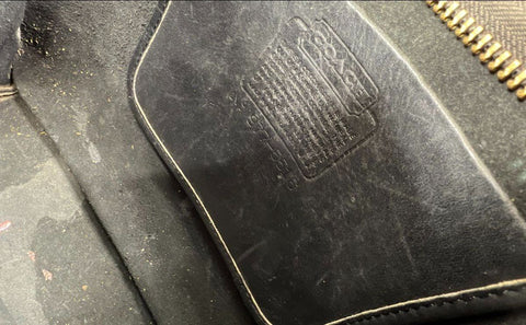 Vintage 80s Coach 9315 Black Leather Small Brief Bag Top Handle Satchel Handbag