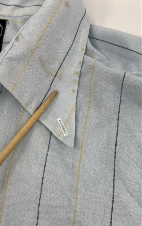 Vintage 70s Men's Button Up Shirt Lot of 5 Towncraft Montgomery Ward Sz M