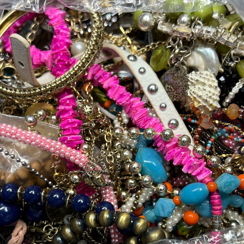 5 Lbs Costume Jewelry Grab Bag As Is