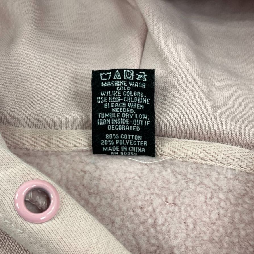 Men's Odd Future Pink Colorblock Pullover Kangaroo Pocket Hoodie - Size Large