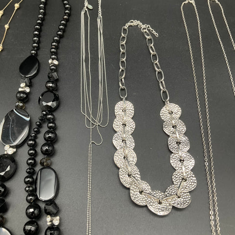 Vintage & Modern Fashion Jewelry Lot 11 Necklaces KC Royals Beaded Shells