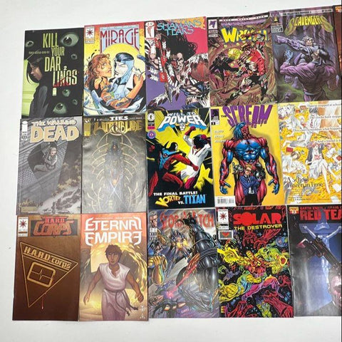 Comic Book Lot of 24 Marvel DC Image Modern Age Mixed Genre