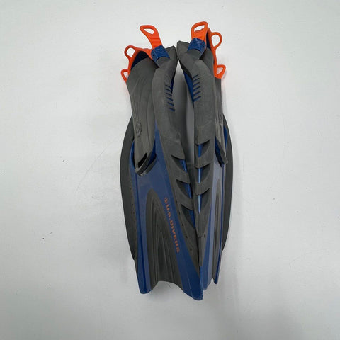 U.S. Divers Snorkel & Fins Set Adult L/XL Women's 9-13 w/ Mesh Carry Bag