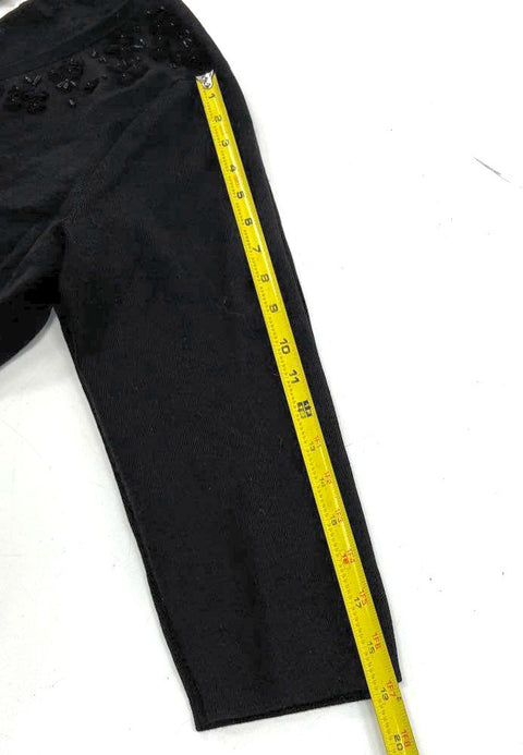 Pendleton Women's NWT Black Silk Blend Beaded Knit Cardigan Sweater Petite L