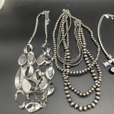 Chico's Lane Bryant Modern Fashion Statement Necklaces Jewelry Lot of 8