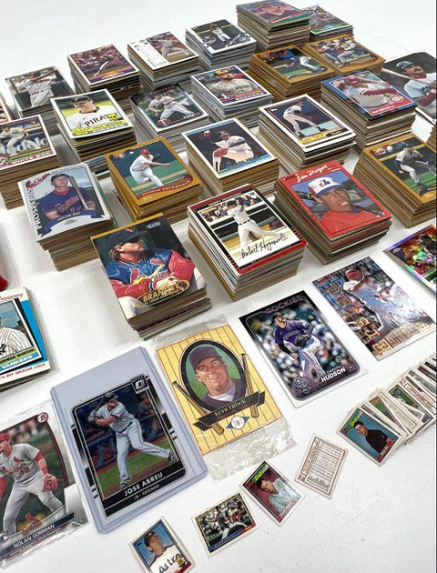 Baseball Card Lot 1980s-Modern Topps Donruss Mixed Collection See Photos