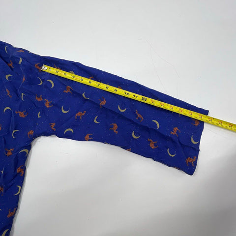 Vintage 1993 Camel Cigarettes Silk Pajama Set All Over Print Promo Sz XL