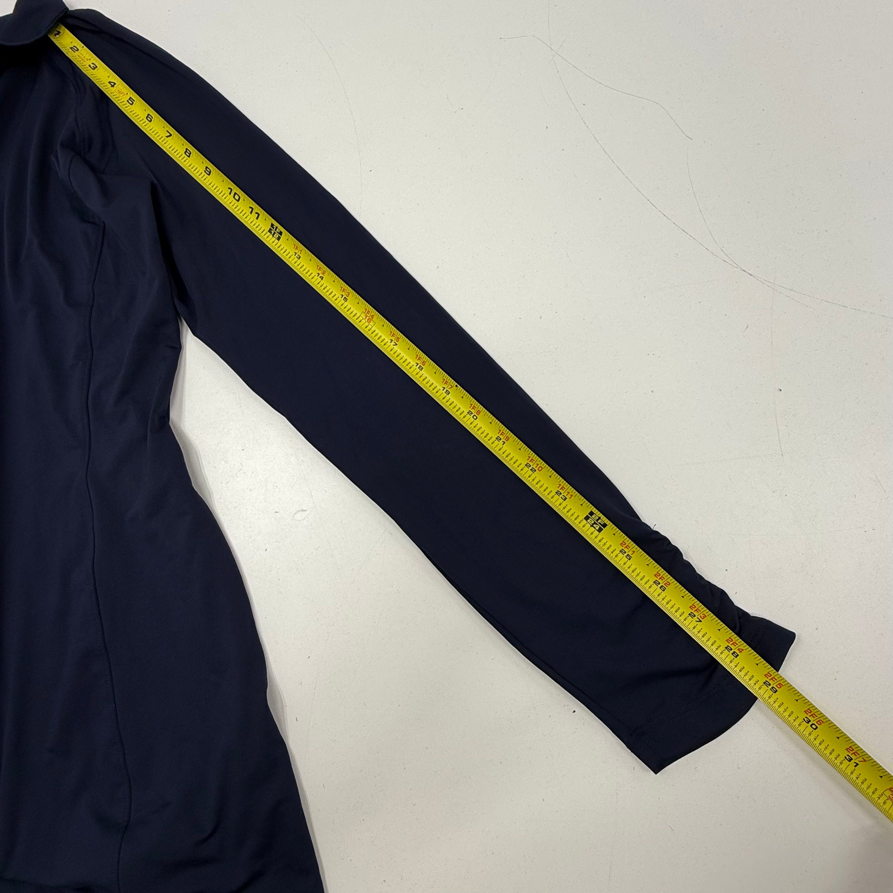 Lady Hagen Navy Solid UV Long Sleeve Golf Dress Women's M NWT