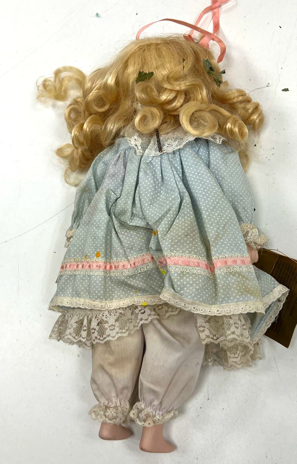 Seymour Mann 1992 Doll + Porcelain Clown Lot of 3 Vintage Collector Dolls