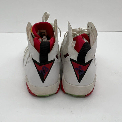 Nike Air Jordan 7 Retro Hare White Light Silver True Red Size 10