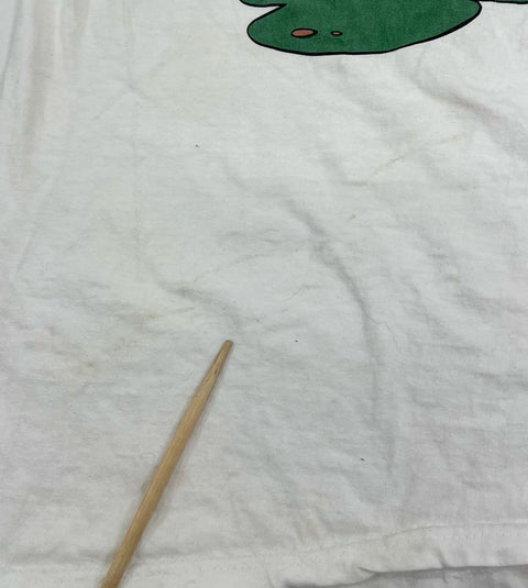 Vintage 90s Kee Kat Paw Island Cartoon Cat T-Shirt Hanes Beefy-T USA Sz XL
