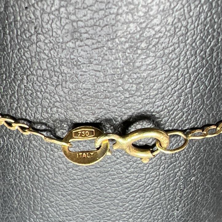 750 Yellow Gold Chain Bracelet .96g