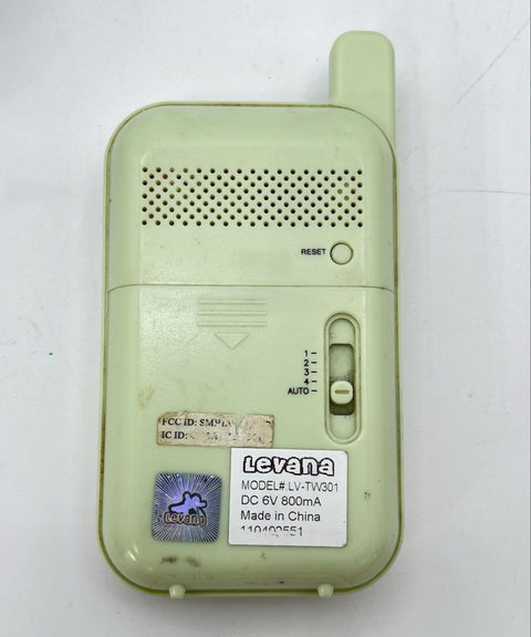 Levana LV-TW301 Digital Video Baby Monitor Set 2 Cameras Charging Base Tested