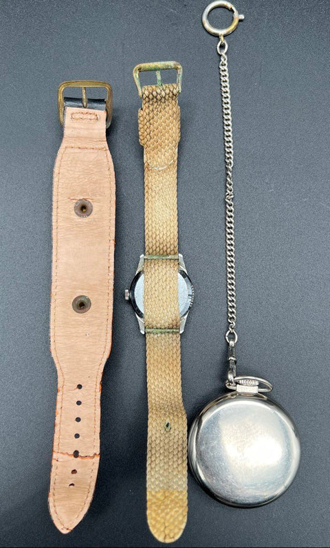 Vintage Disney Watch Lot Mickey Mouse Zorro Bradley Pocket Wristwatch