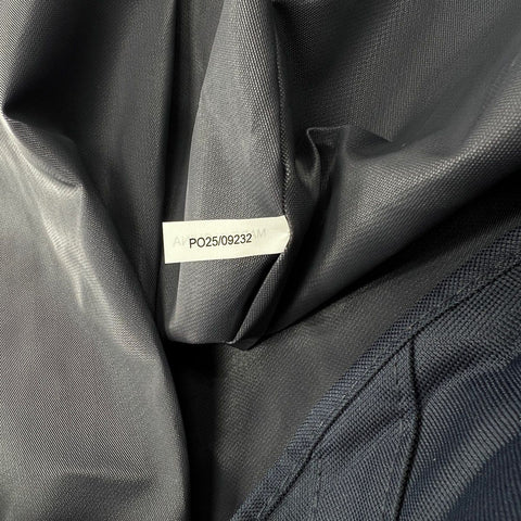 Ralph Lauren Navy Blue Travel Suit Garment Bag with Polo Wooden Hanger