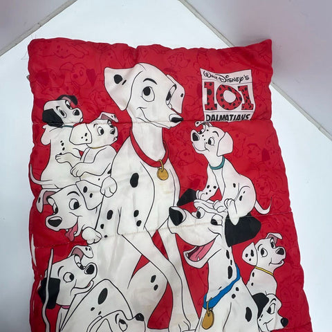 Vintage 90s Disney 101 Dalmatians Kids Sleeping Bag 30x57 Ero Industries
