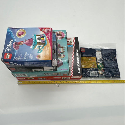 LEGO Building Sets Lot Marvel Disney Super Mario Harry Potter 5 Pieces Mixed