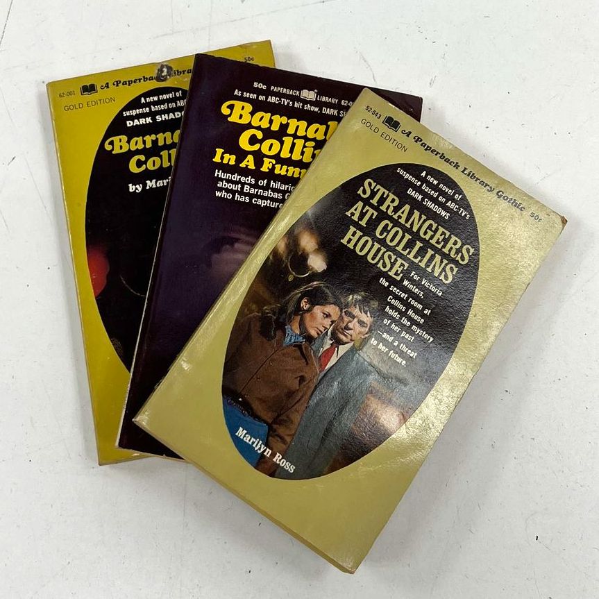Vintage Dark Shadows Paperback Lot of 3 Marilyn Ross Barnabas Collins 1960s